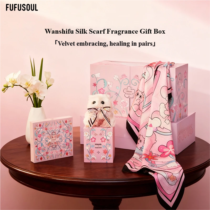 FUFUSOUL | FUFUSOUL Silk Scarf Fragrance Gift Box