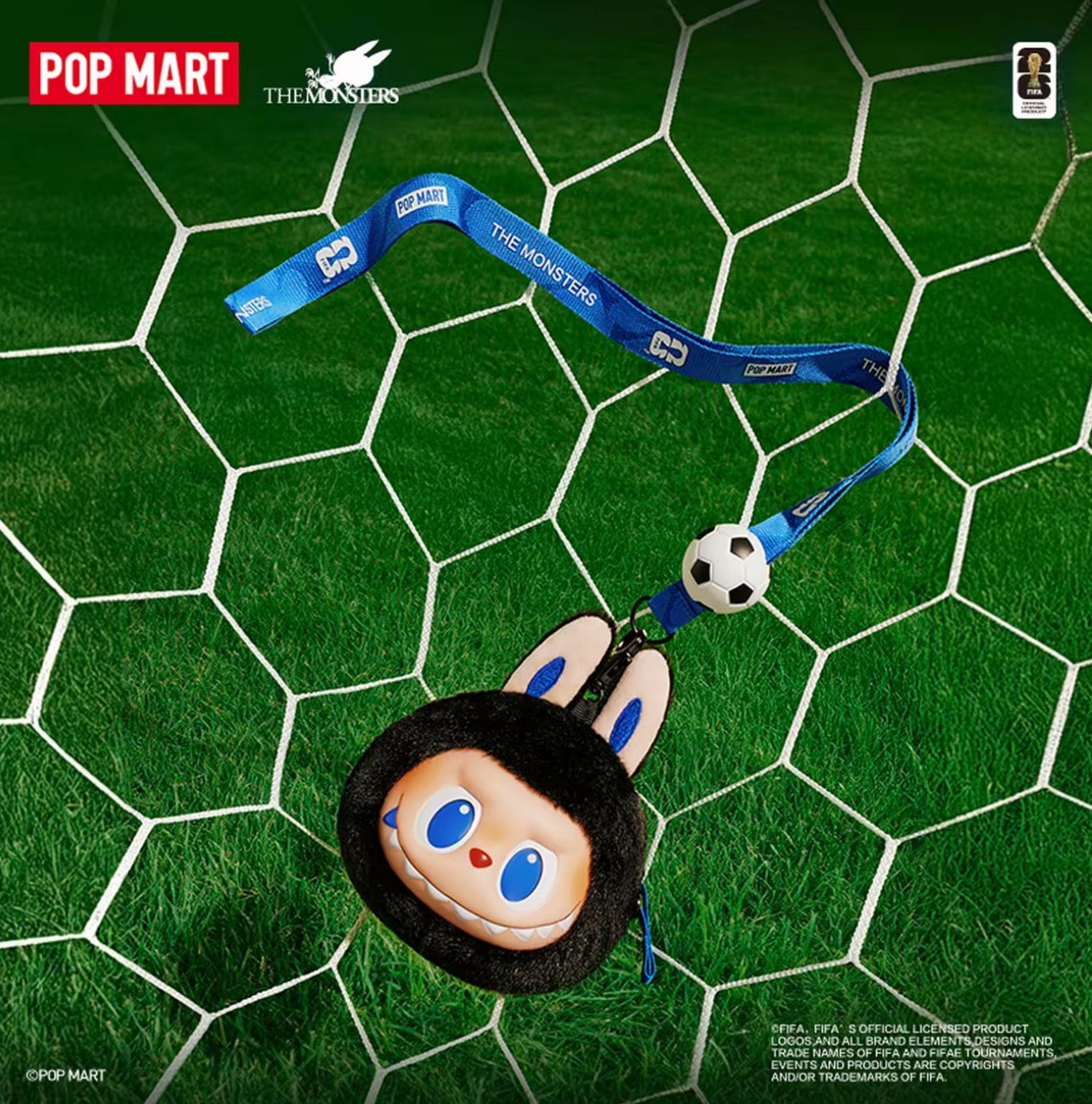 THE MONSTERSx FIFA Plush keychain