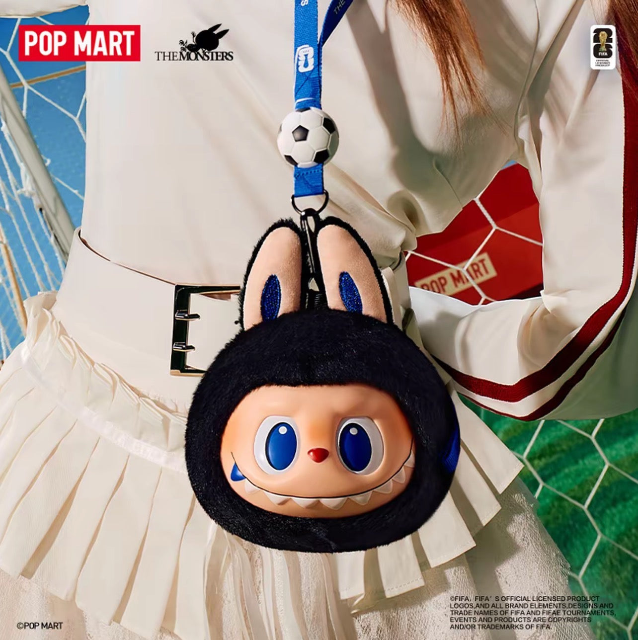 THE MONSTERSx FIFA Plush keychain