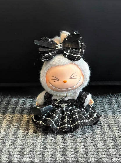 Labubu Zimomo Chanel Family Outfits(Handmade Design)