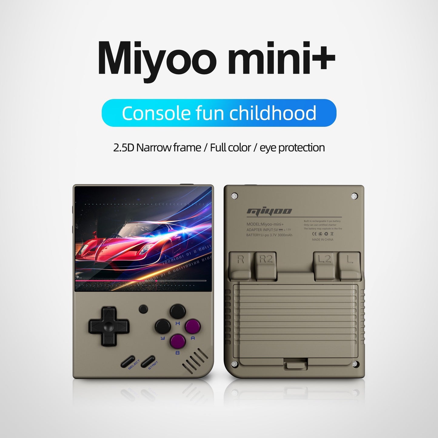 MIYOO Mini Plus V3 Retro Handheld Console 3.5” IPS