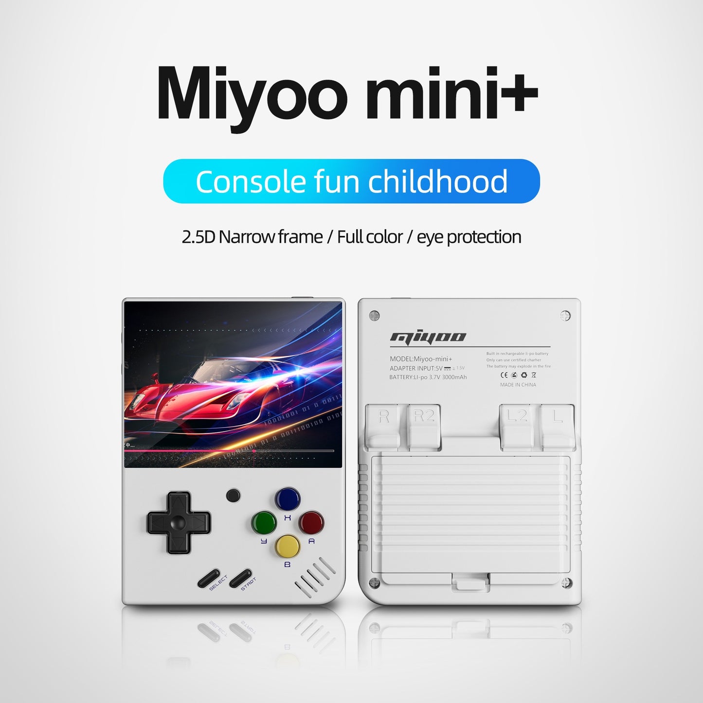 MIYOO Mini Plus V3 Retro Handheld Console 3.5” IPS