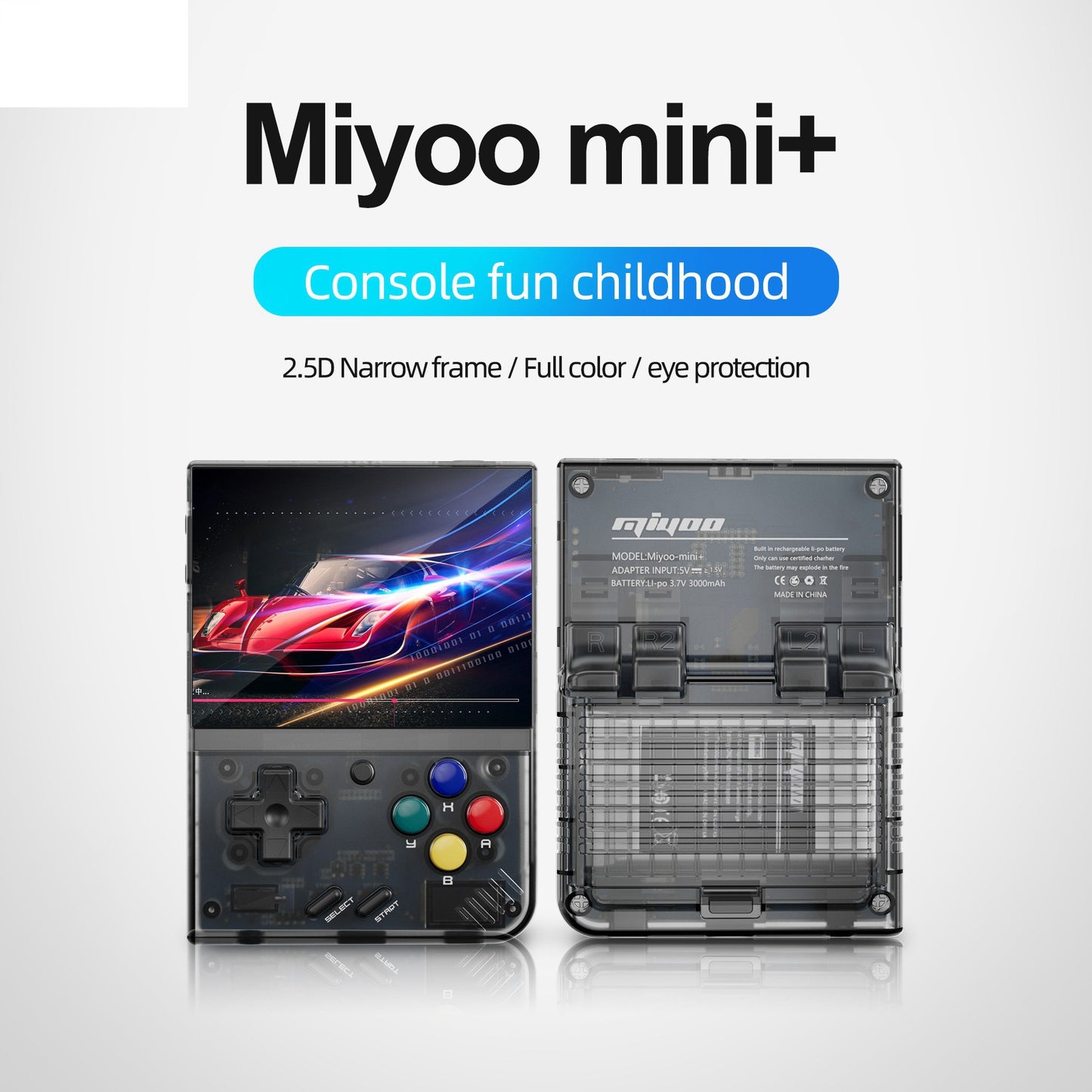 MIYOO Mini Plus V3 Retro Handheld Console 3.5” IPS
