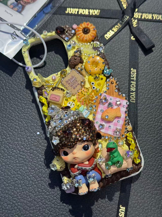 Hirono Handcrafted Diamond Phone Case