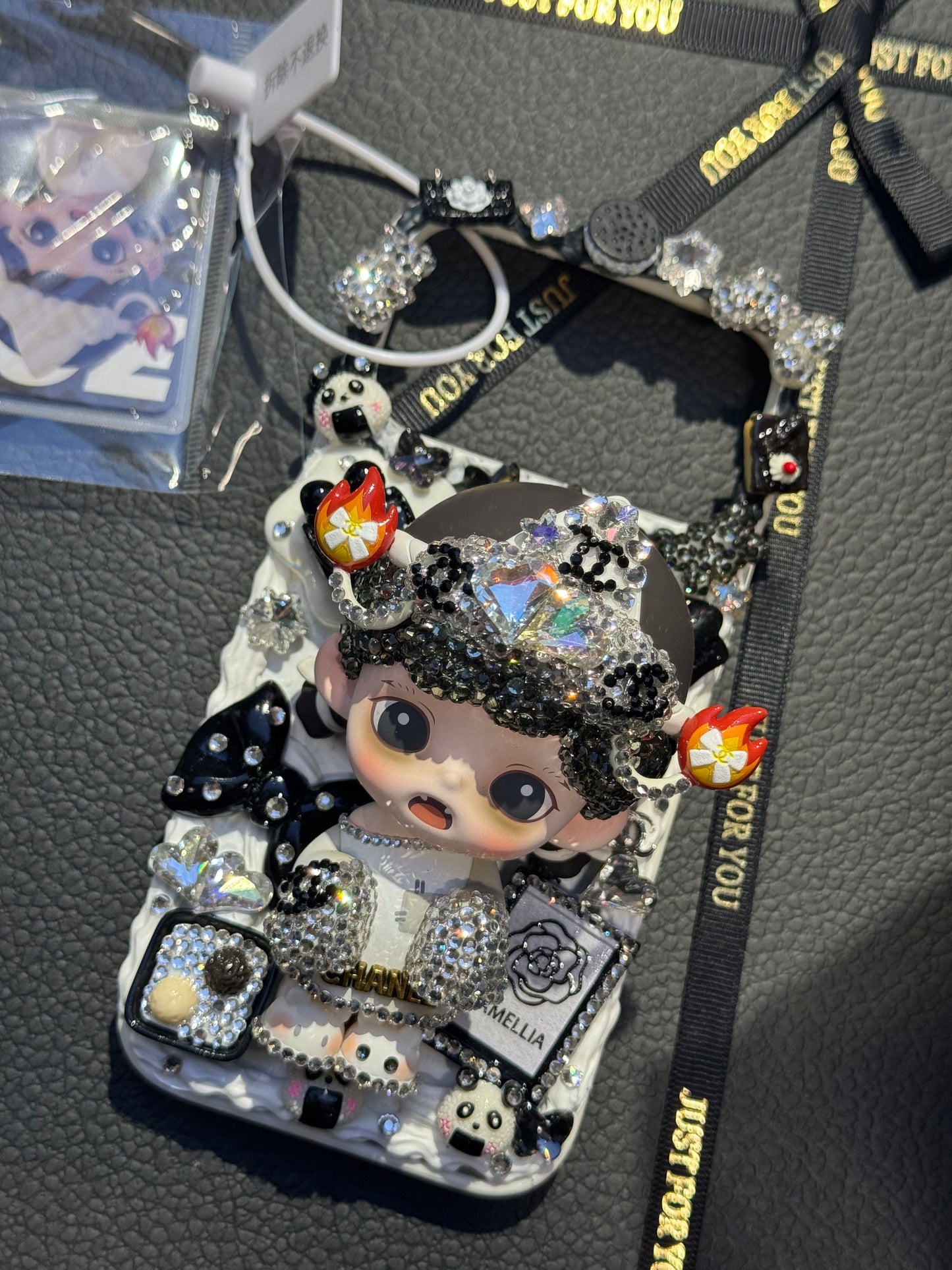 Dimoo Handcrafted Diamond Phone Case