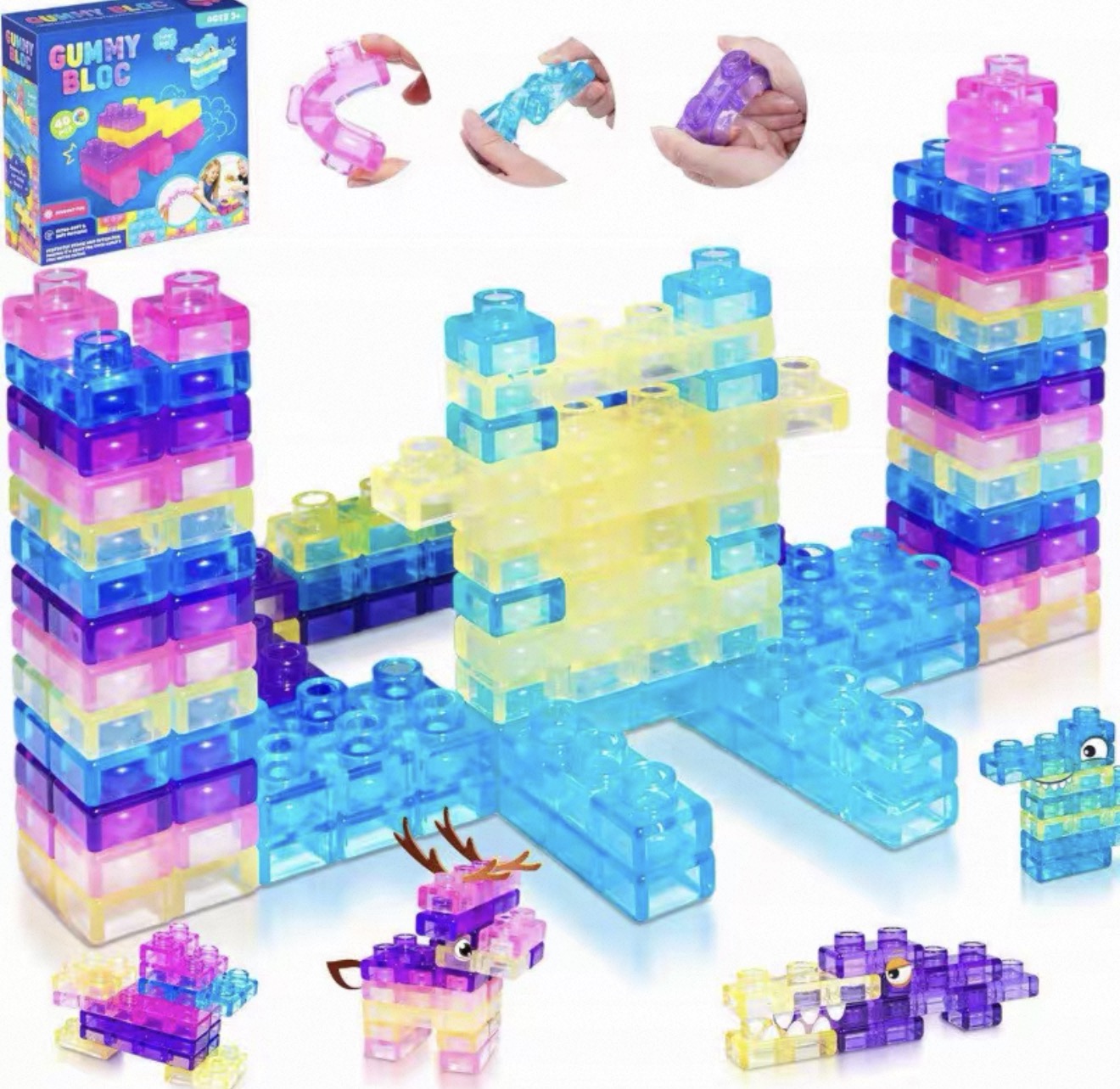 Soft Jelly Magic Gummy Blocks