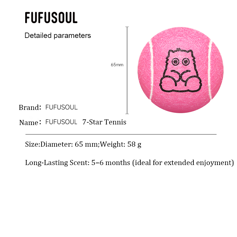 FUFUSOUL Rainbow Seven-Star Tennis Ball – Limited Edition