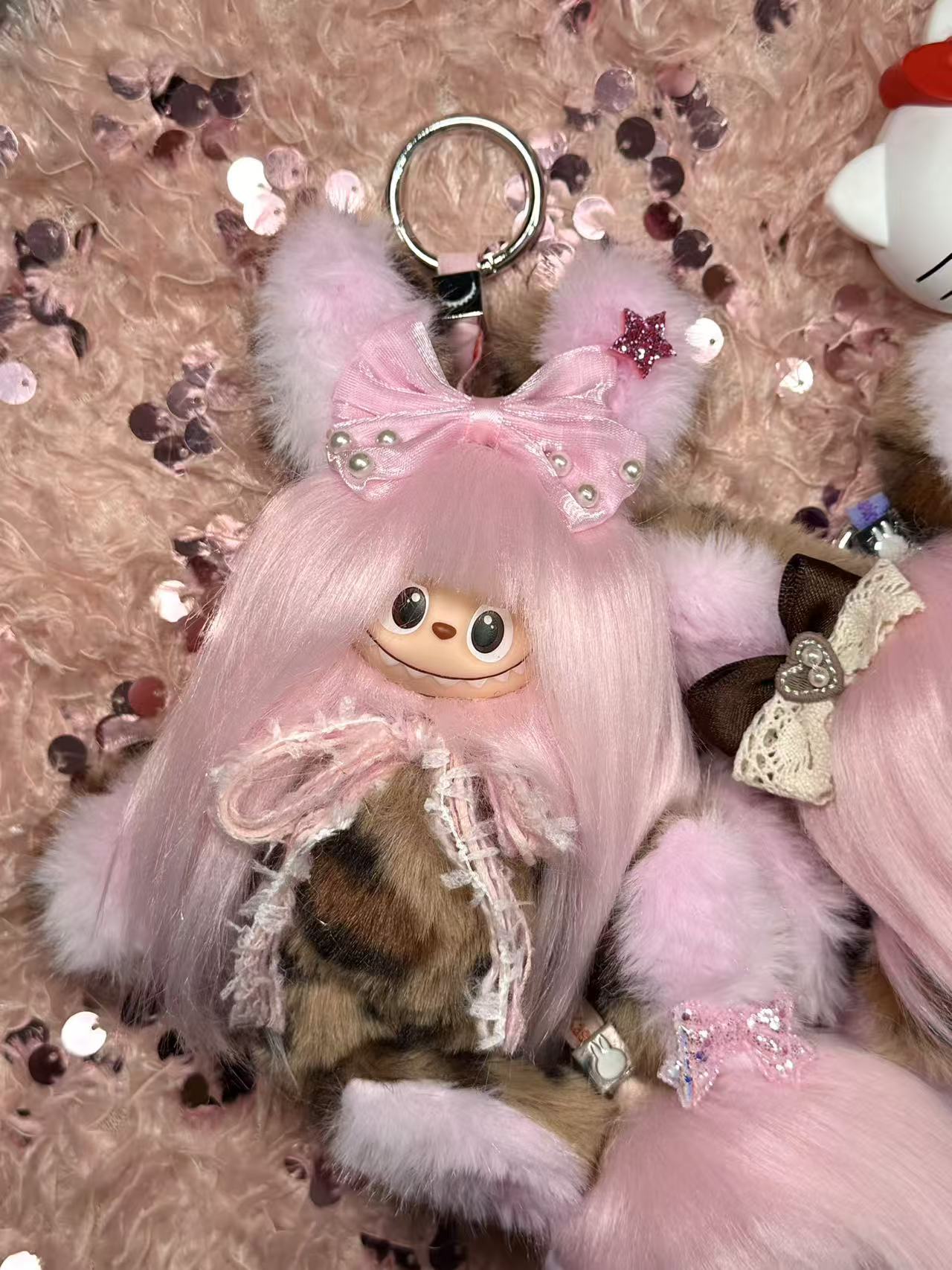 Long Hair Labubu Labubu Retrofit Design(Authenitic Doll)