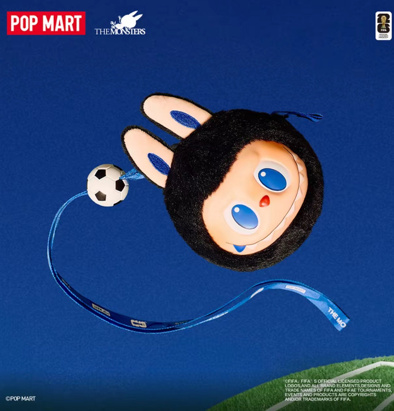 THE MONSTERSx FIFA Plush keychain
