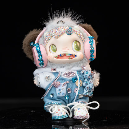 Baby Monster Handcrafted Diamond Pendant