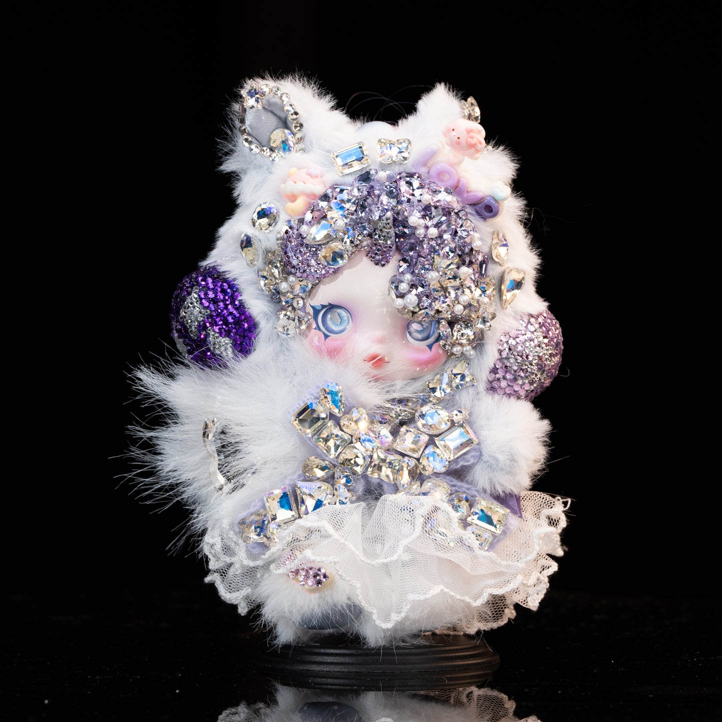 Skullpanda×My Little Pony Handcrafted Diamond Pendant