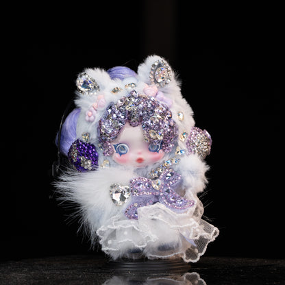 Skullpanda×My Little Pony Handcrafted Diamond Pendant