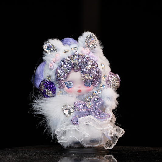 Skullpanda×My Little Pony Handcrafted Diamond Pendant