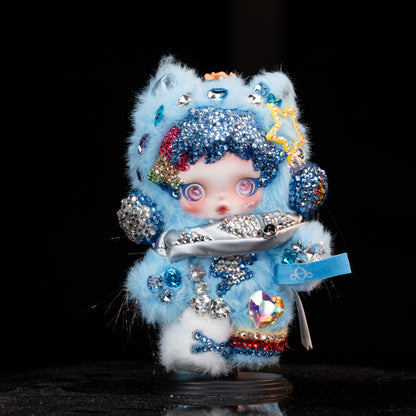 Skullpanda×My Little Pony Handcrafted Diamond Pendant