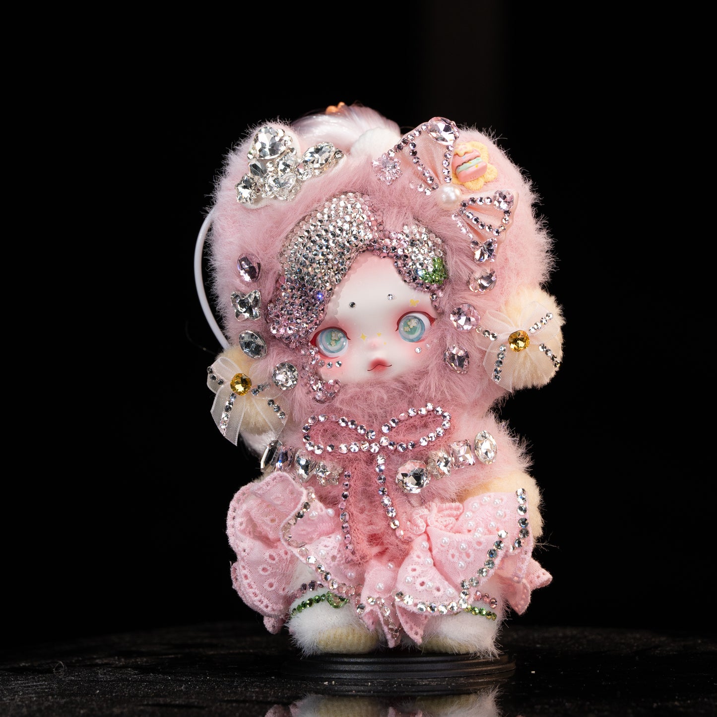 Skullpanda×My Little Pony Handcrafted Diamond Pendant