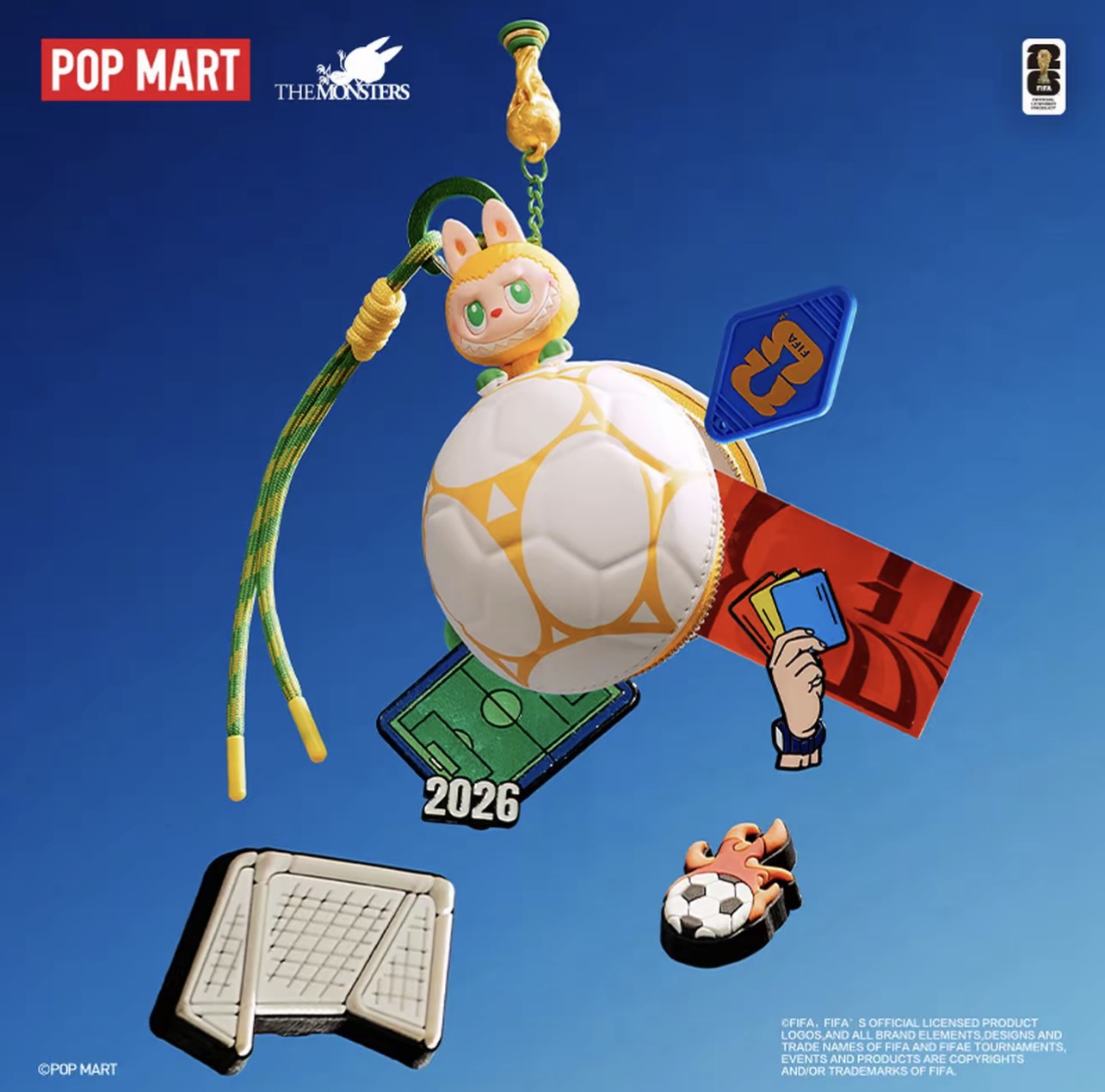 THE MONSTERS x FIFA-Soccer Mini Bag Blind Box