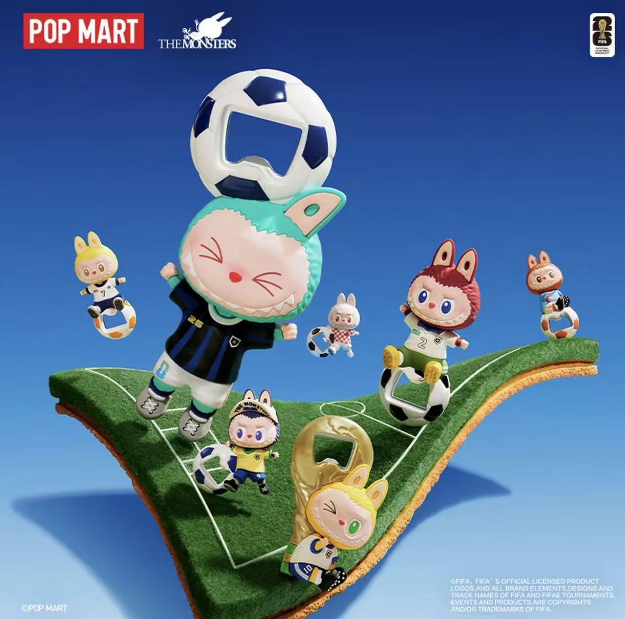 THE MONSTERS x FIFA-Bottle opener and fridge magnet
